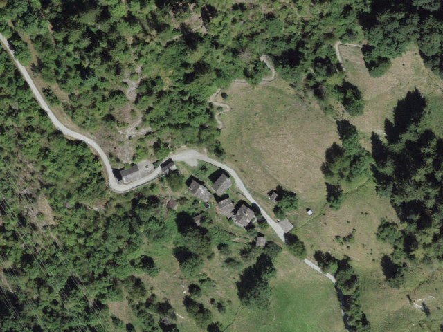Chemins pédestres, région Bagnes