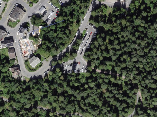 Parkplatz Caumasee – Caumasee